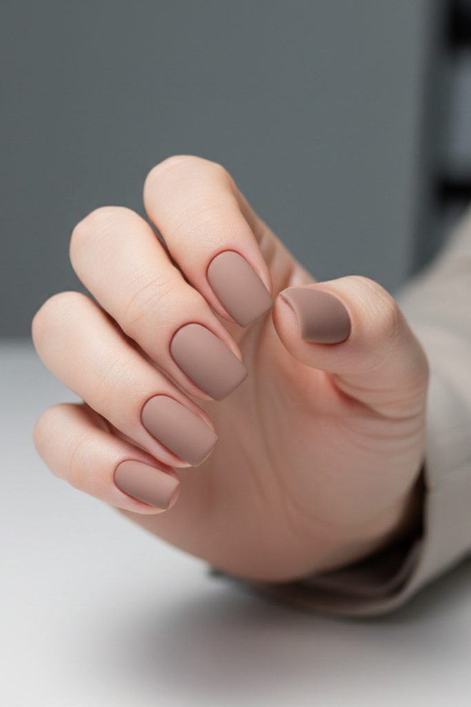 Autumn Nails for Office Wear