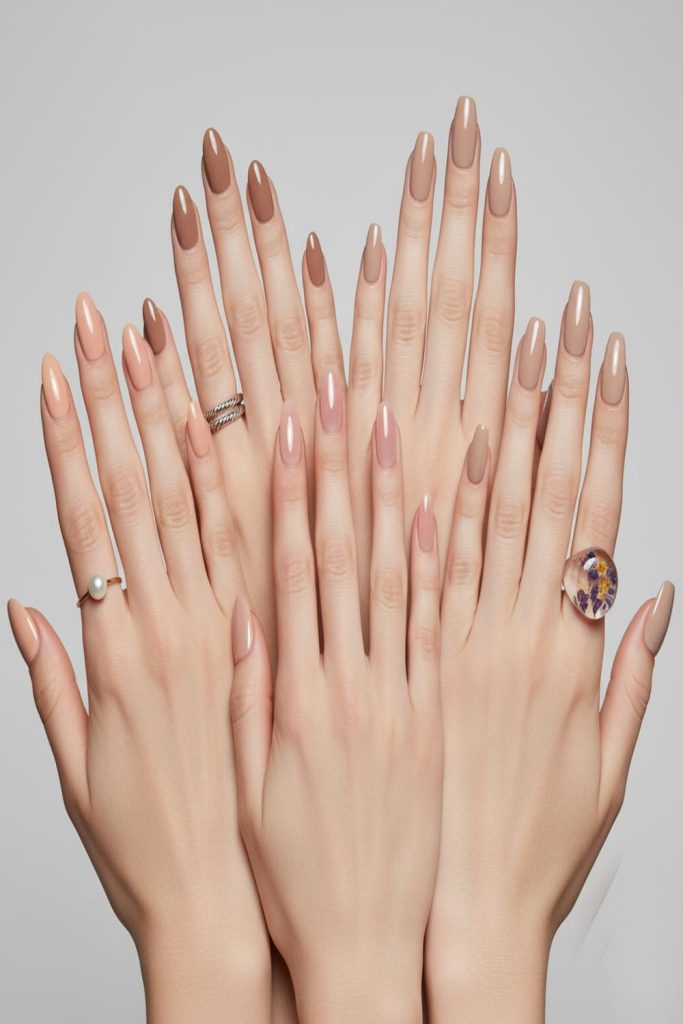 Barely-There Nude Nails