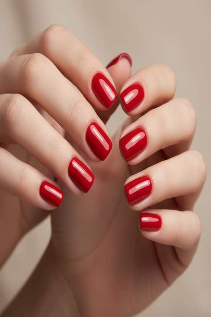 Bold Solid Color Nails 2026- Nail Styles for Fashion Trend 2026