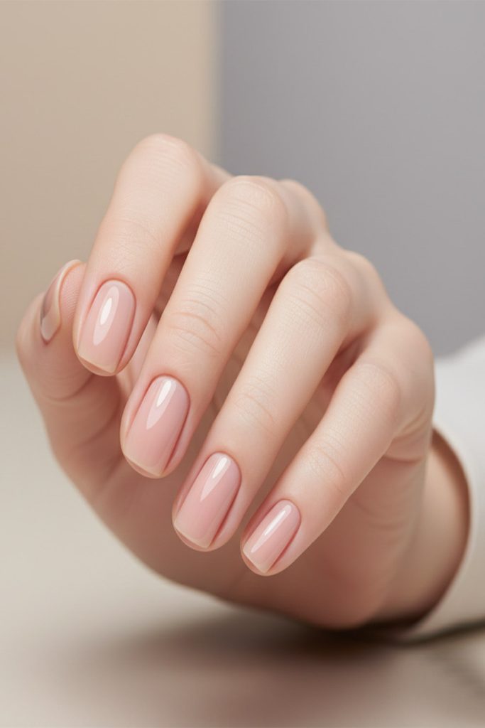 Office-Friendly Classy Gel Nails