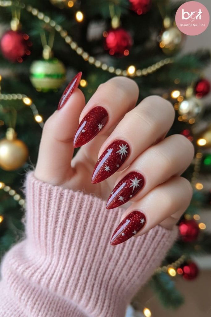Red Christmas Nails
