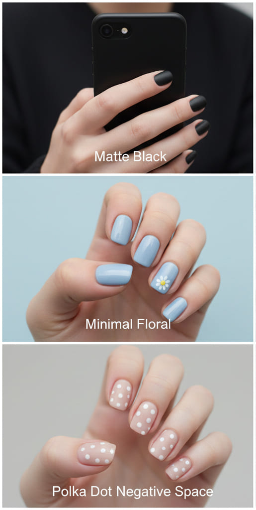 Simple Nail Designs for Short Nails