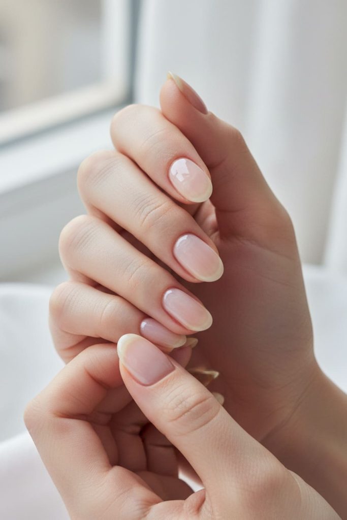 Sustainable Natural Nail Look