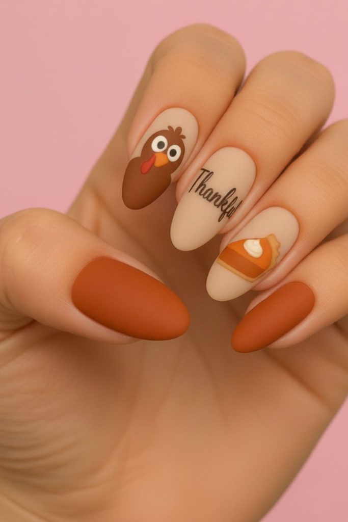 Thanksgiving nails