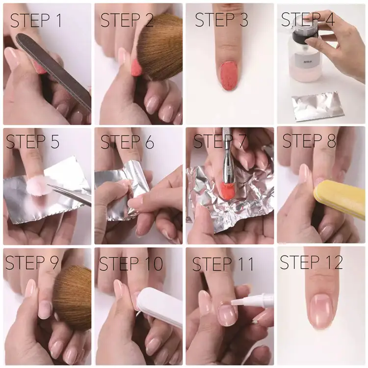 how do you remove your gel nail polish at home